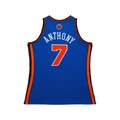Баскетбольная джерси Mitchell Ness NBA Authentic Basketball Jersey Unisex New York Knicks Carmelo Anthony, Цвет: королевский синий, Размер: 2XL | Китай.рф