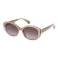 Солнцезащитные очки MaxMara Plate Frame Oval Sunglasses Unisex Pink, Стиль: розовый, Размер: F | Китай.рф
