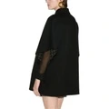 Пальто GUCCI Reversible Gg Short Sleeve Coat, Цвет: черный, Набор: Версия с обрезанным ярлыком размера, Размер: 36 | Китай.рф