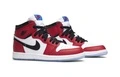 Кроссовки Jordan Air Jordan 1 Retro High Spider-Man детские красно-бело-черные, Размер: 1.5Y | Китай.рф