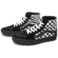 Кроссовки Vans SK8 ComfyCush высокие в шахматную клетку зебра, Размер: 34.5 | Китай.рф
