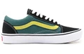 Кроссовки Vans Old Skool зелено-желтые низкие унисекс, Размер: 43 | Китай.рф
