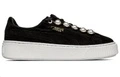 Кроссовки PUMA Suede кеды женские черные, Размер: 38 | Китай.рф