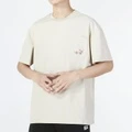 Футболка Puma с карманом унисекс бежевая, Цвет: молочный, Размер: XS | Китай.рф