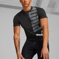 Футболка PUMA с принтом в американском ретро стиле, свободный крой, мужская, черная, Цвет: черный, Размер: XL | Китай.рф