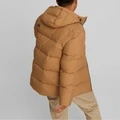 Пуховик PUMA Down Puffer Men мужской с капюшоном коричневый, Цвет: коричневый, Размер: XS | Китай.рф