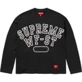 Футболка Supreme FW24 WEEK1 Athletic Studded L/S Top с заклёпками, Цвет: Черный, Размер: XL | Китай.рф