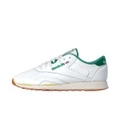 Кроссовки Reebok Classic Leather низкие бело-зеленые, Цвет: бело-зеленый, Размер: 42 | Китай.рф