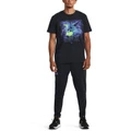 Футболка Under Armour мужская с круглым вырезом для тренировок, Цвет: черный, Размер: S | Китай.рф