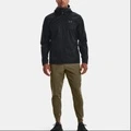 Куртка Under Armour мужская черная с капюшоном и молнией, Цвет: черный, Размер: MD | Китай.рф