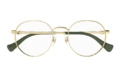 Очки GUCCI Eyewear Round Frame GG1594O002, Стиль: золото, Размер: 52, Коробка: Пылевик + футляр для очков (цвет случайный) | Китай.рф