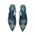 Туфли TORY BURCH на высоком каблуке 6.5 см синие, Цвет: синий, Размер: 36.5, Издание: С оригинальной коробкой для обуви | Китай.рф