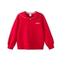 Толстовка ASICS детская синяя с воротником, Цвет: 1003 China Red, Размер: 110 | Китай.рф