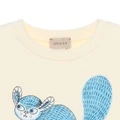 Детский свитер GUCCI с принтом животных и логотипом, белый, Цвет: Белый, Размер: 6 | Китай.рф