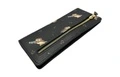 Кошелек COACH Slim Wallet 18 женский черный с тиснением крокодила, Характеристики: Базовая комплектация (сумка + пыльник) | Китай.рф