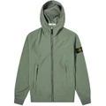 Куртка STONE ISLAND мужская с логотипом военная зеленая, Цвет: Армейский зеленый, Размер: L | Китай.рф