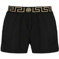 Шорты мужские VERSACE с логотипом, черные, Цвет: черный, Размер: 3, Коробка: Нет оригинального подарочного пакета, подарочной коробки | Китай.рф