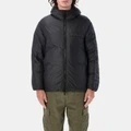 Пуховик STONE ISLAND мужской двусторонний с капюшоном, Цвет: черный, Размер: L | Китай.рф