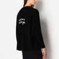 Свитер Armani Exchange с V-образным вырезом и логотипом, Цвет: черный, Размер: s | Китай.рф