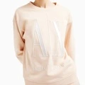Свитшот ARMANI EXCHANGE женский с логотипом, цвет flesh pink, Цвет: Телесно-розовый, Размер: S | Китай.рф