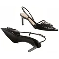 Туфли GUCCI женские на каблуке черные, Цвет: черный, Размер: 36.5, Издание: обычная версия, с оригинальной коробкой | Китай.рф