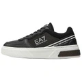 Кроссовки EMPORIO ARMANI EA7 Logo Patch Panelled Lace Up Sneakers черные, Цвет: черный, Размер: 39⅓ | Китай.рф