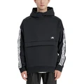 Мужская черная кофта adidas UB HS BOA с полосками, Цвет: черный, Размер: S | Китай.рф