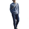 Джинсы мужские синие UNIQLO свободные рабочие, Цвет: синий, Размер: S | Китай.рф