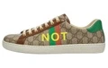 Кеды GUCCI ACE тканевые с принтом винтажные, Издание: С оригинальной коробкой для обуви, Размер: 35 | Китай.рф