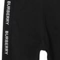 Burberry Детские обтягивающие брюки с логотипом (SS21, черные), Цвет: черный, Размер: 14Y | Китай.рф