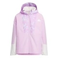 Куртка adidas City Escape Two-In-One с принтом для подростков, Цвет: Светло-фиолетовый, Размер: 128 | Китай.рф