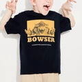 Футболка детская UNIQLO X Super Mario с принтом, унисекс, черная, коллекция SS23, Цвет: черный, Размер: 160 | Китай.рф