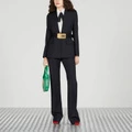 Женские синие брюки GUCCI с защипами из коллекции SS23, Цвет: синий, Размер: 38 | Китай.рф