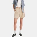 Шорты женские Levi's Pure Color Patchwork Comfort Mid Waist Casual Khaki, Цвет: хаки, Размер: 24 | Китай.рф