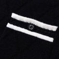 Платье GUCCI Extra Fine Wool Piquet укороченное полосатое с коротким рукавом женское черное, Цвет: черный, Размер: M | Китай.рф