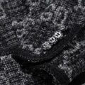 Куртка GUCCI короткая с принтом и однобортной застежкой, Цвет: серый, Размер: 38 | Китай.рф