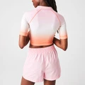 Поло LACOSTE женское розовое с градиентным логотипом крокодила, Цвет: розовый, Размер: XS | Китай.рф