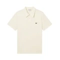 Поло Lacoste мужское с коротким рукавом приталенного кроя, Цвет: ARS/тёплый белый, Размер: 4 | Китай.рф