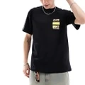 Футболка EMPORIO ARMANI EA7 мужская черная, Цвет: черный, Размер: S, Коробка: Нет оригинального подарочного пакета, подарочной коробки | Китай.рф