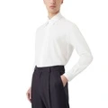 Рубашка мужская Giorgio Armani, белая, с длинным рукавом, на пуговицах, Цвет: Белый, Размер: 39 | Китай.рф