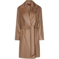 Пальто MaxMara Studio с поясом и отложным воротником, верблюжий цвет, Цвет: верблюд, Размер: 40 | Китай.рф