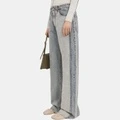 Джинсы MM6 Maison Margiela свободные с широкой штаниной, Цвет: светло-голубой, Размер: 26 | Китай.рф