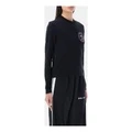 Свитшот PALM ANGELS SS23 с рисунком, женский, черный, Цвет: черный, Размер: XXS | Китай.рф