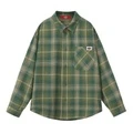 Рубашка Dickies Unisex Flannel Shirt арт. DKU261MWH063, Цвет: зелёная клетка, Размер: M | Китай.рф