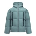 Пуховик Under Armour Limitless FW25 мужской — тёплая куртка с капюшоном в цвете Jasper Blue, Цвет: нефритово-синий 587, Размер: M | Китай.рф