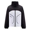 Пуховик Moncler женский, белый, с контрастной отделкой, Цвет: Белый, Размер: 2 | Китай.рф