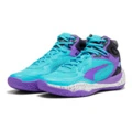 Кроссовки PUMA Playmaker Pro Mid для баскетбола, Цвет: сине-фиолетовый, Размер: 40.5 | Китай.рф