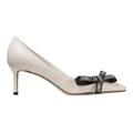 Туфли на каблуках Jimmy Choo острый носок, белые, 6 см, Цвет: Белый, Размер: 39, Издание: С оригинальной коробкой для обуви | Китай.рф