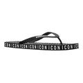 Шлепанцы Dsquared2 Icon All Over Logo Printed, мужские, черные, Размер: 39, Издание: Нет оригинальной коробки для обуви | Китай.рф