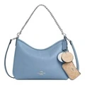 Сумка через плечо COACH Laurel Hobo из мягкой кожи, синяя, Упаковка: Базовая комплектация (сумка + пыльник) | Китай.рф